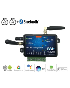 GSM module PAL SPIDER BT met ontvanger, 1x output / 1x WIEGAND input