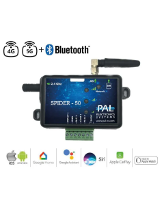 GSM module PAL SPIDER BLUETOOTH, 1x output / 1x input, 50 gebruikers
