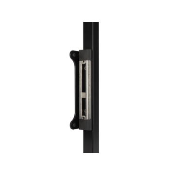 SFKO-QF-9005 - Gâche en applique en acier inoxydable, serrures à encastrer RAL9005.