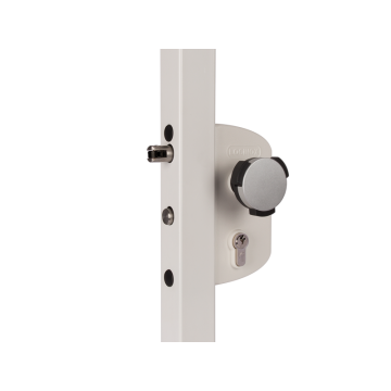 LAKZ4IP1LVCAKID-6005 - Serrure sécurité enfant pour profils carée de 40mm RAL6005.