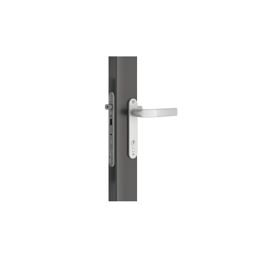 EIGHTYLOCK-M - Serrure à encastrer avec axe de 60mm pour profils de 80mm et plus et portes en métal.
