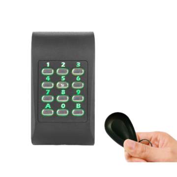MTPAD M Klavier met wiegand uitgang - clock data -codix  Zwart