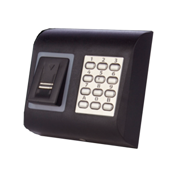 Lecteur biométrique et clavier, Wiegand, 100 empreintes - NOIR