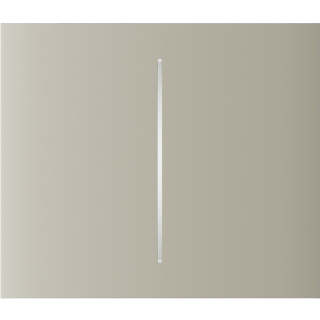 Ajax-Ajax CenterButton (2-gang) ivory Vertical
