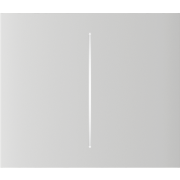 Ajax-Ajax CenterButton (2-gang) white Vertical