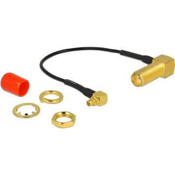 Adapter kabel SMA-F naar MMCX stekker, 10cm