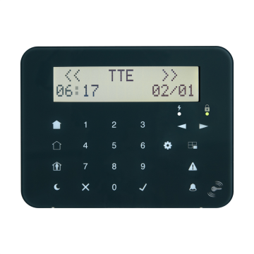 Eclipse LCD32S klavier, aanraak toetsen, RFID lezer