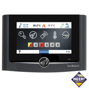 Evolution Console tectile filaire - Lecteur RFID intégré - Anthracite
