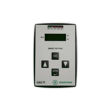PLUS gasdetector kalibratie toetsenbord met 7-segments display en SD-kaartlezer.