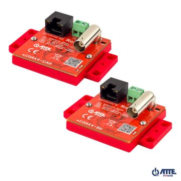Ethernet 2draads transceiver POE gevoed over coax