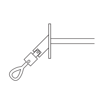 Raccort moteur 90°