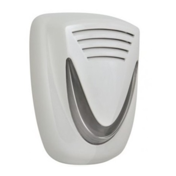 Binnensirene ABS, LED Flits, WIT, Incert