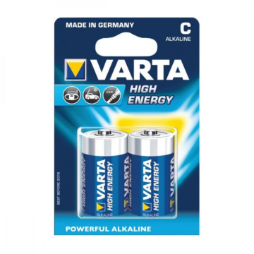 Batterij 1,5V type C, 2 stuks in blister