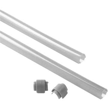 Caoutchouc de protection transparent pour RGB LED - 6 x 1 m
