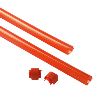 Caoutchouc de protection rouge pour tube NUUR - 9 x 1 m
