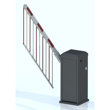 Barrière Type 7 - Suspension à gauche avec filet de retenue en dessous - rapide