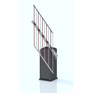  Slagboom Type 7 - Rechtse ophanging met hangnet boven en onder - Traag