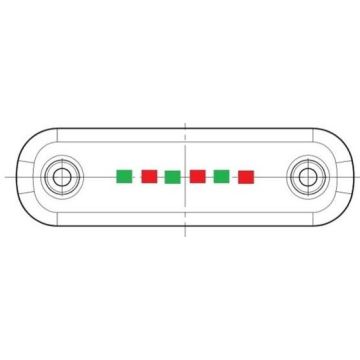 Led rouge / vert des 2 c¶tÚs NET