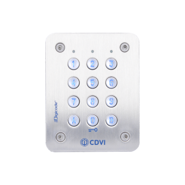 Codeklavier RVS - 3 relais