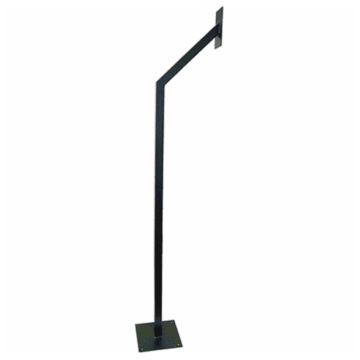 Poteau pour lecteur hauteur camion