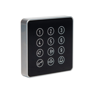 Klavier Cody Touch zwart met zilver rand en verlichting