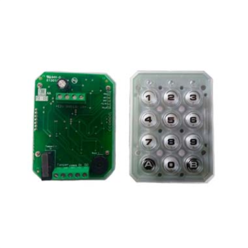Clavier + lecteur RFID EM & HID 125 kHz, électronique seule, touches plastique