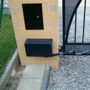VEKTOR knikarm motor zelfblokkerende arm 430x385mm met brede opstelling (ongeverfd).