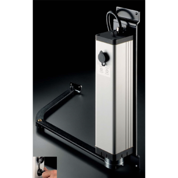 Ciclon 220 motor, onomkeerbaar met knikarm.