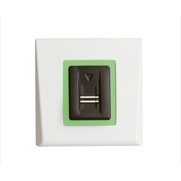 Lecteur DIN biométrique SWIPE capacitif, 100 empreintes, Multi-Wiegand