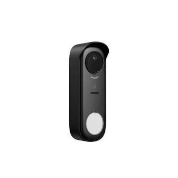 Extra buitenpost voor Draadloze videofoonkit opbouw zwart met wifi cloudconnectie