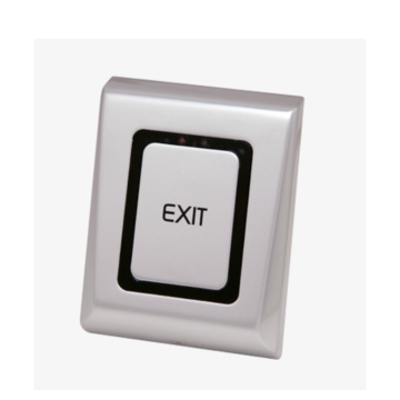 Aanraakdrukknop 2A LATCH/PULSE, EXIT tekst