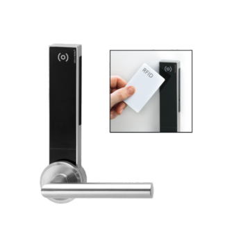 Electronisch deurslot met Mifare lezer, beslag conform met brandbeveiliging Class 4 