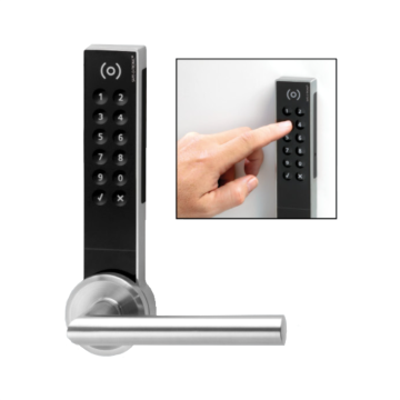Système de verrouillage de porte PIN/RFID avec raccords Classe 4, fonction TGC
