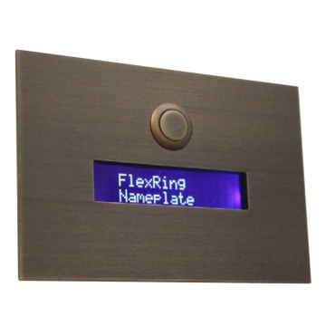 Externe knop IP, met digitale display verbonden in cloud