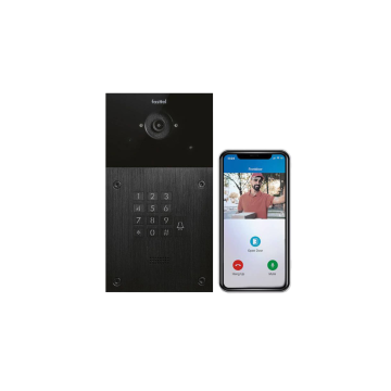 Kit vidéo IP Fasttel avec clavier, poste extérieur + 4 licenses APP