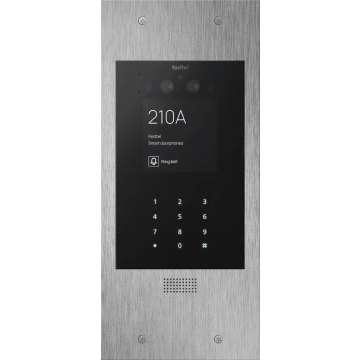 Buitenpost FT800 met codeklavier grijs alu Large model