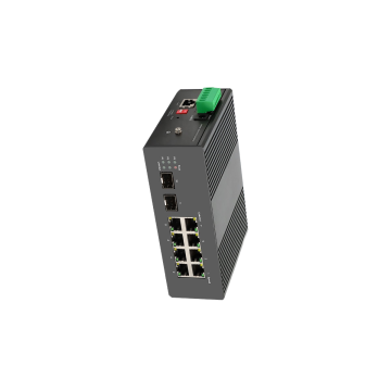 GNT-P1002FMI Managed industrial switch 8 POE Ports + 2SFP