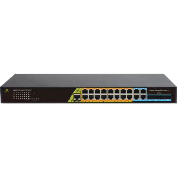 16+4 kanaals / Gigabit / Managed / POE Switch