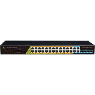 24+4+4 kanaals / Gigabit / Managed / POE Switch