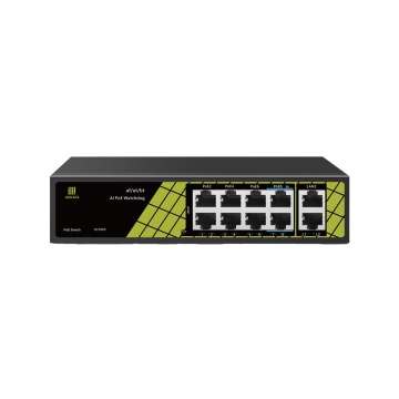 8+2 kanaals / POE Switch