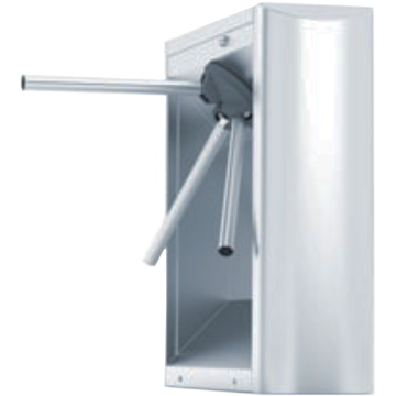 BR2-N2-DA : Draaikruis tourniquet box model gemotoriseerd. Enkele passage met drop arm systeem.