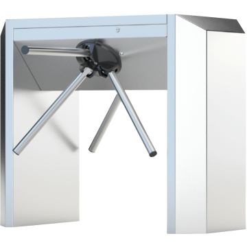 BR2-T2-DA : Tourniquet tripode modèle box motorisé de passage double fonction laisse de bras.