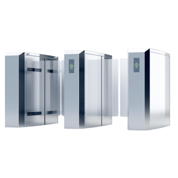 GT2-100-L : Speedgate H1000mm schuifdeurtjes in glas breedte 765mm Links model.