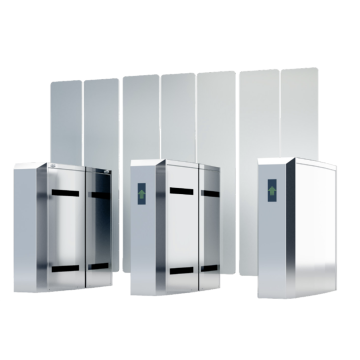 GT2-170-R : Speedgate H1700mm schuifdeurtjes in glas breedte 765mm Rechts model.