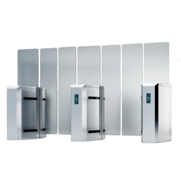 GT3-170-C : Speedgate H1700mm schuifdeurtjes in glas breedte 900mm Centraal model.