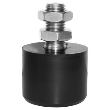roue de guidage caoutchouc SP-230-50 INOX