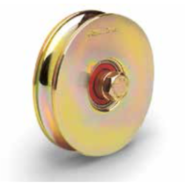 Wiel met O-groef - Ø80 mm - breedte 26 mm - C45 - 1 lager