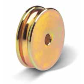 Wiel met O-groef - Ø50 mm - breedte 15 mm - C45 - zonder lager