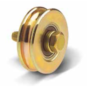 Wiel met O-groef - Ø50 mm - breedte 18 mm - C45 - 1 lager