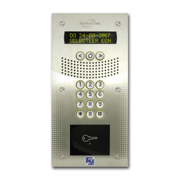 02-0184-NL V4 Interphone vidéo, clavier codé - ENCASTRÉ